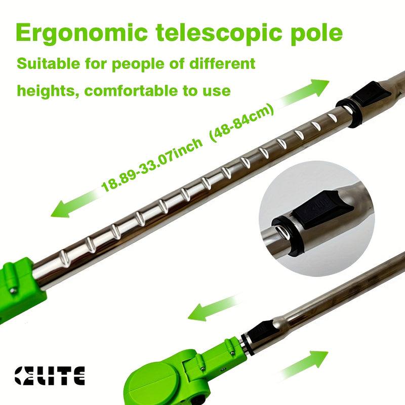 Portable Lithium Cordless Electric Lawn Mower – Adjustable & Rechargeable