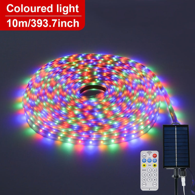 BrightWave Solar LED Strip – For Creative Outdoor Lighting