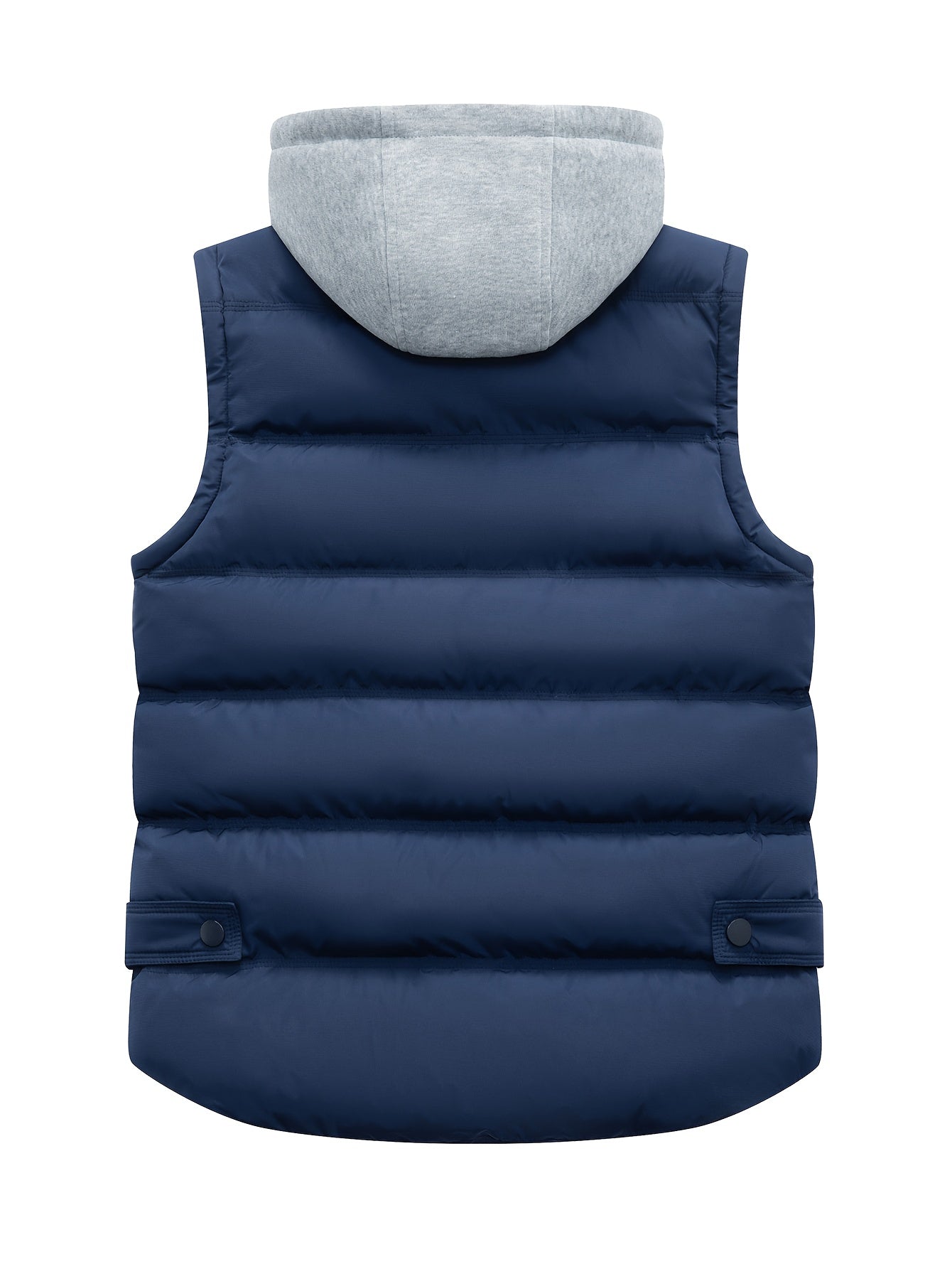 Quilted Women's Vest with Hood – Stylish and Warm Sleeveless Winter Jacket