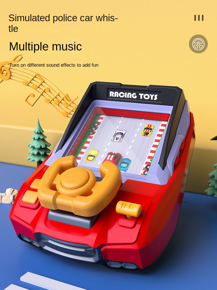 Kids Racing Game - Interactive Toy with Steering Wheel