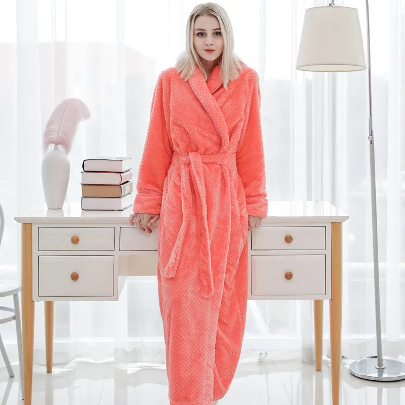 Soft Ladies Robe - Luxury Comfort for Home