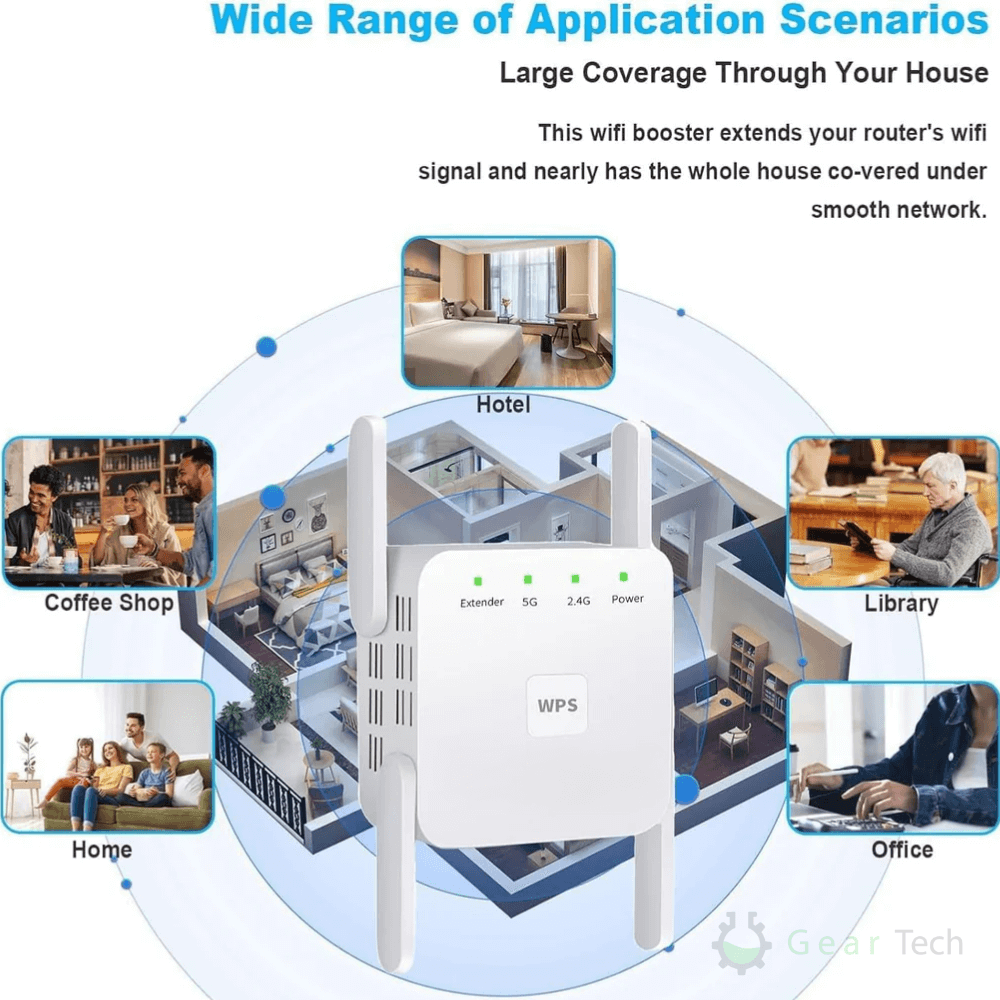 SpeedWave WiFi Extender – Superfast Internet in Every Room