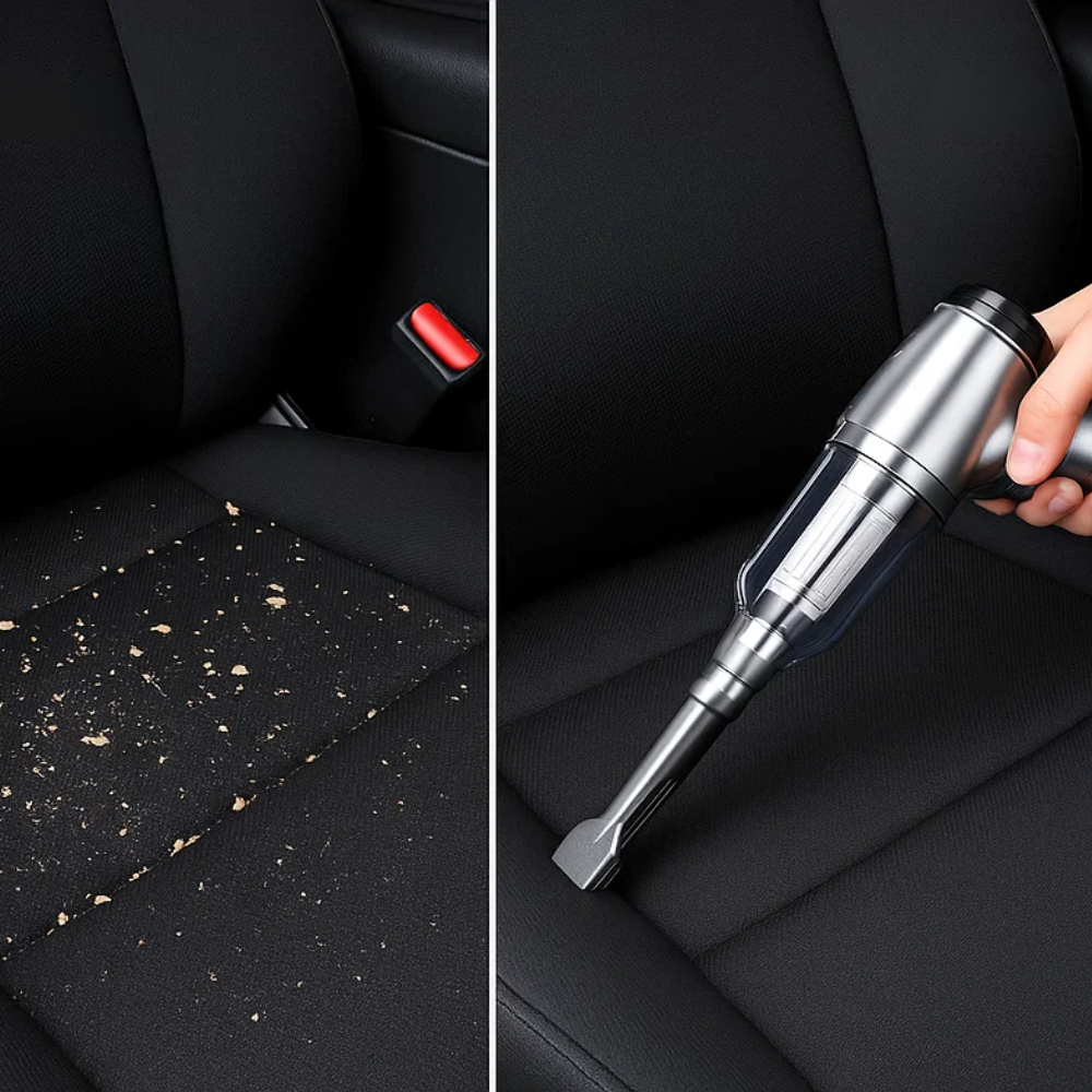 PowerClean Wireless Car Vacuum Cleaner – Compact and Super Powerful