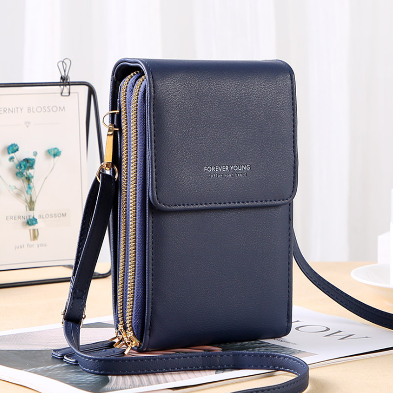 Touchscreen Phone Bag with Wallet Function – Compact Crossbody for Daily Use