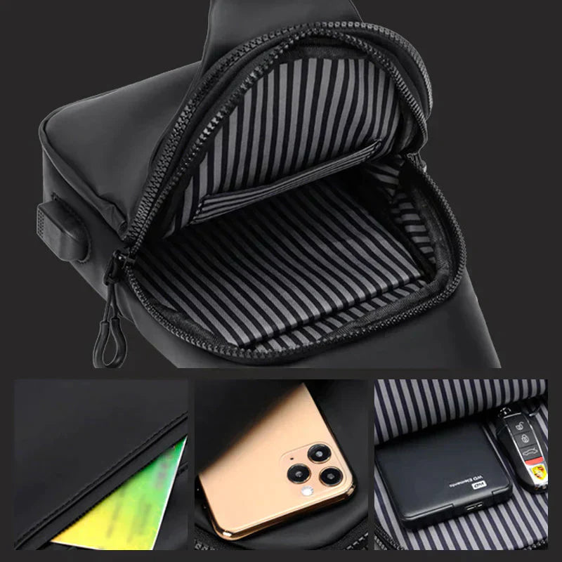 UrbanShield Anti-Theft Crossbody Bag – Safe and Comfortable
