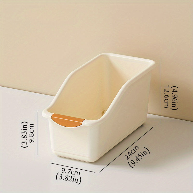 Multifunctional Storage Baskets with Curved Design - Stylish Solution for Home Organization