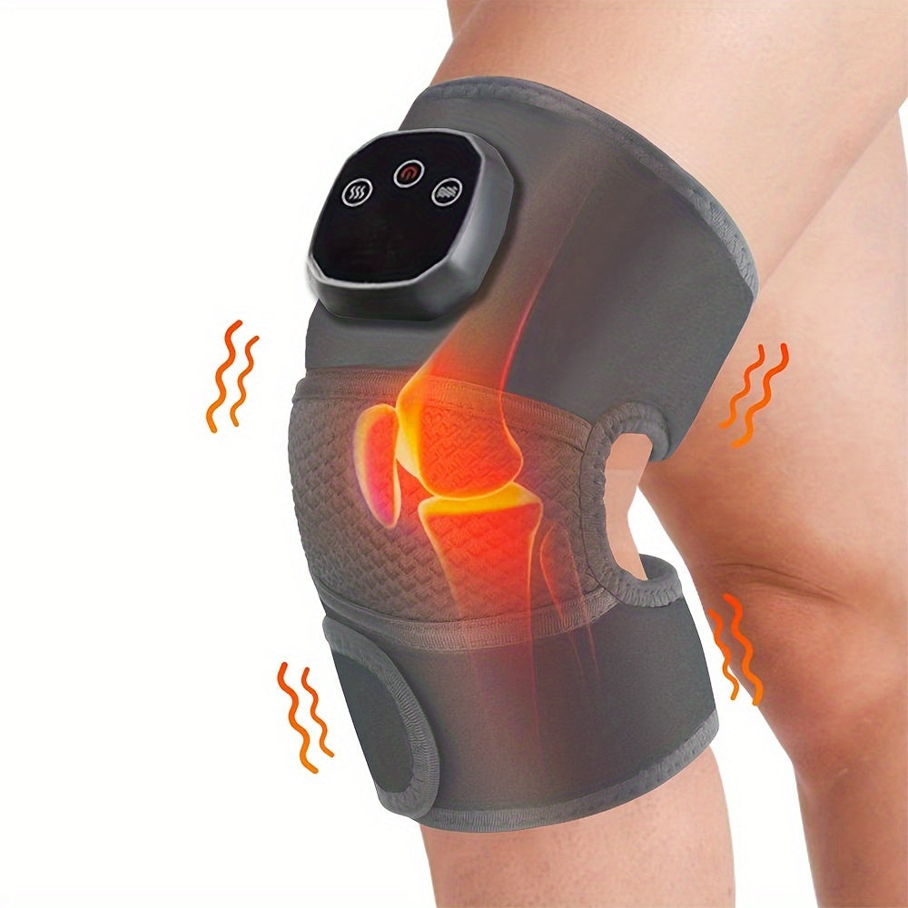 Wireless Knee and Leg Massager with Heat Function – Adjustable Compression for Optimal Pain Relief