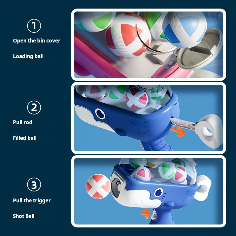 Whale-Shaped Pop Bubble Toy – Fun with Colorful Balls