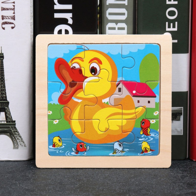 Educational Wooden Puzzle – For Young Explorers