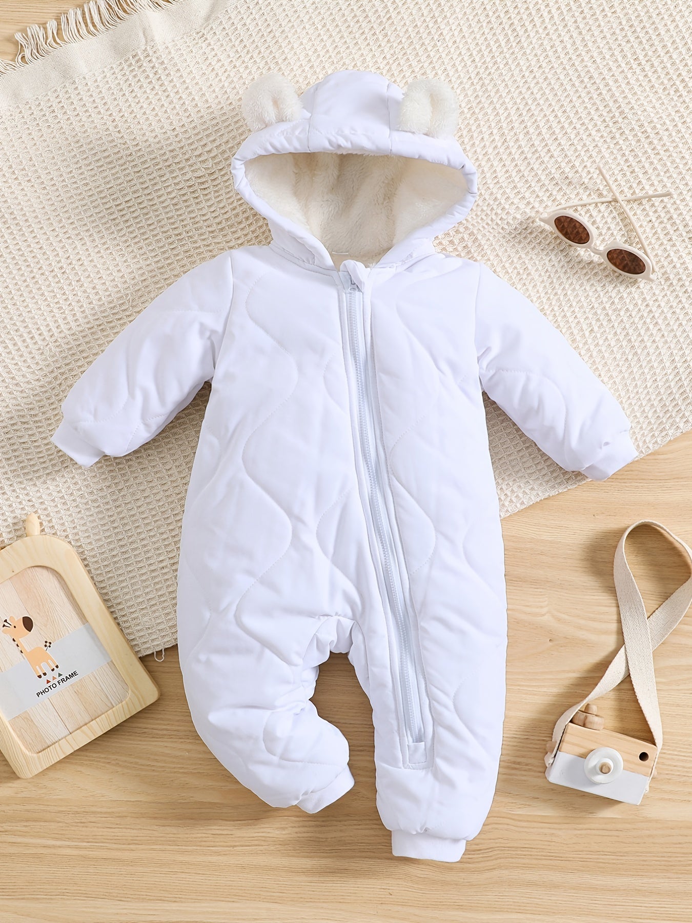Luca Hooded Romper for Babies - Warm and Cute for Outdoor Adventures
