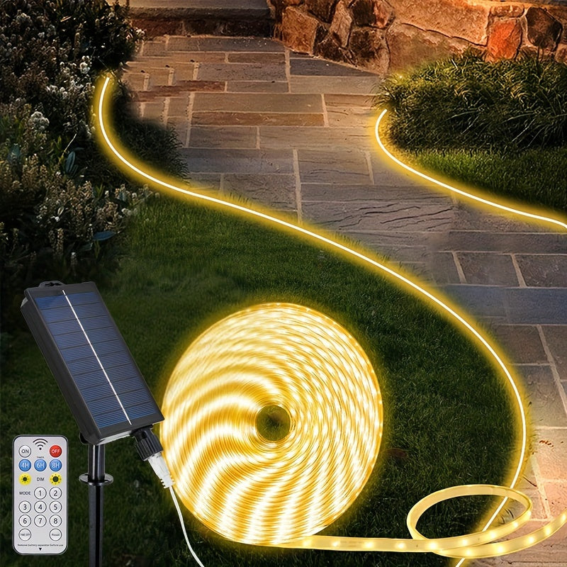 BrightWave Solar LED Strip – For Creative Outdoor Lighting