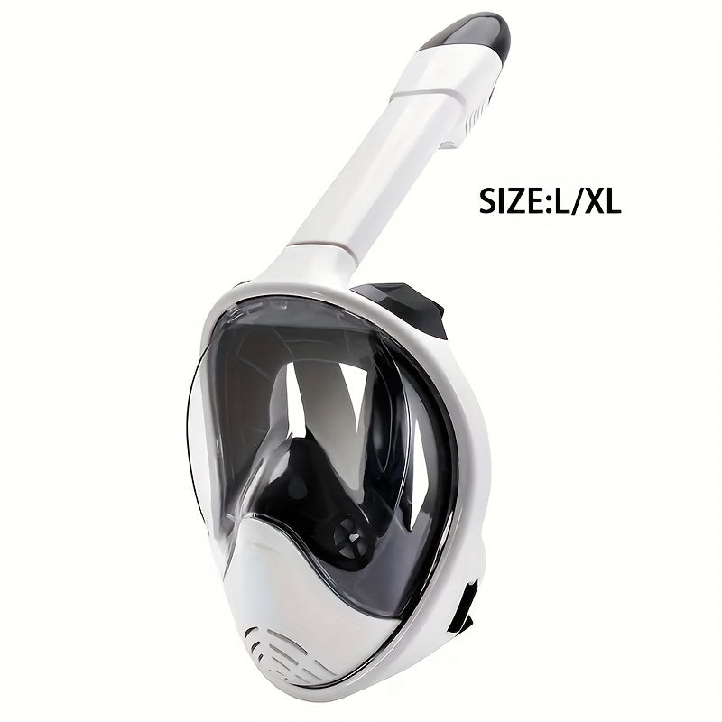 Full Face Snorkel Mask – 180° Panoramic View and Camera Mount for Perfect Underwater Experience