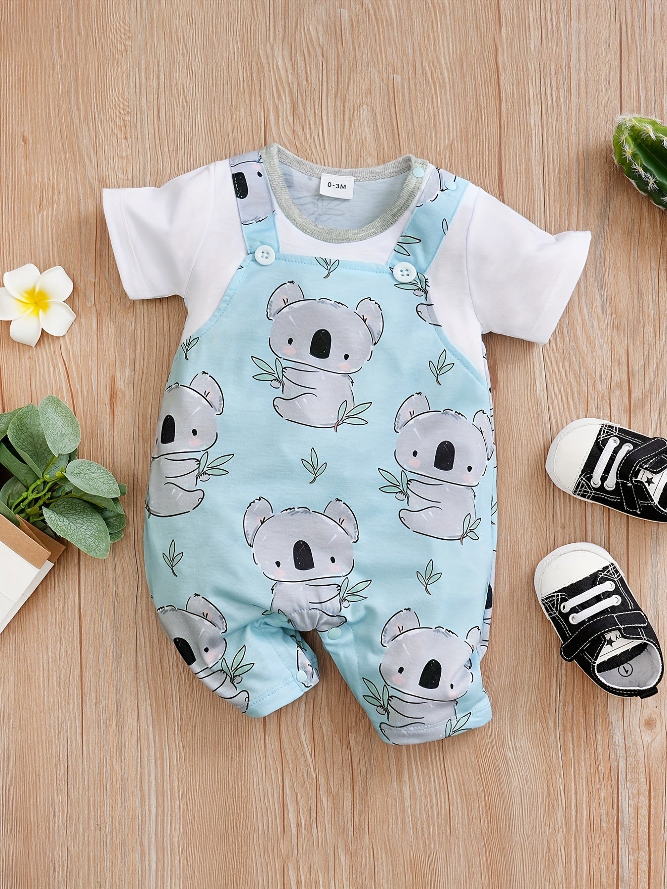 Cute Koala Baby Romper – Comfortable and Breathable