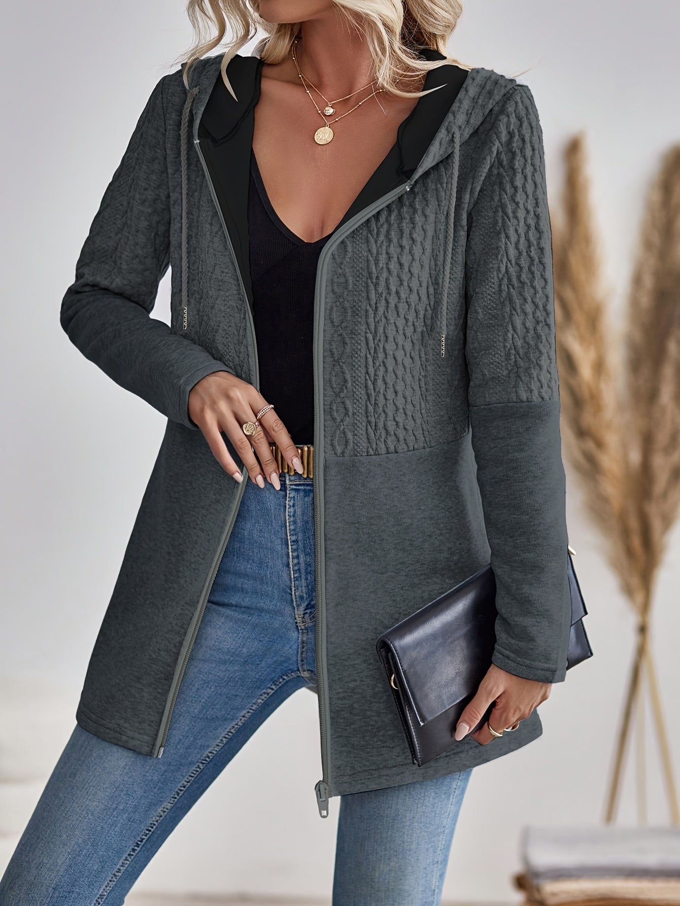 Mila Knitted Hoodie - Comfort and Style for Autumn and Winter for Women