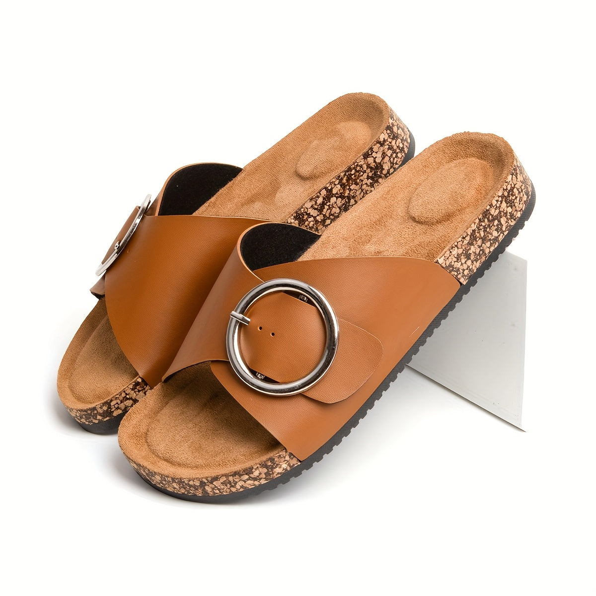 Modern Women's Sandals with Metal Buckle – Comfortable and Stylish for Every Season