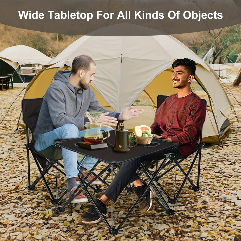 Foldable Outdoor Table & Chairs Set – Portable Camping & BBQ