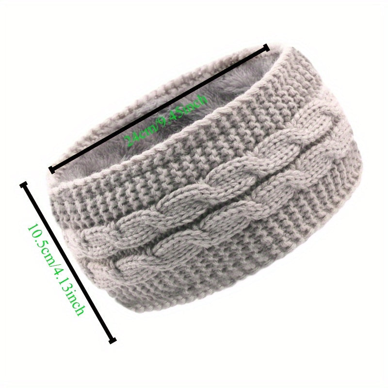 Cable Knit Headband – For Stylish Warmth and Comfort