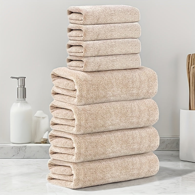 Soft Coral Velvet Towel Set – Absorbent and Quick-Drying