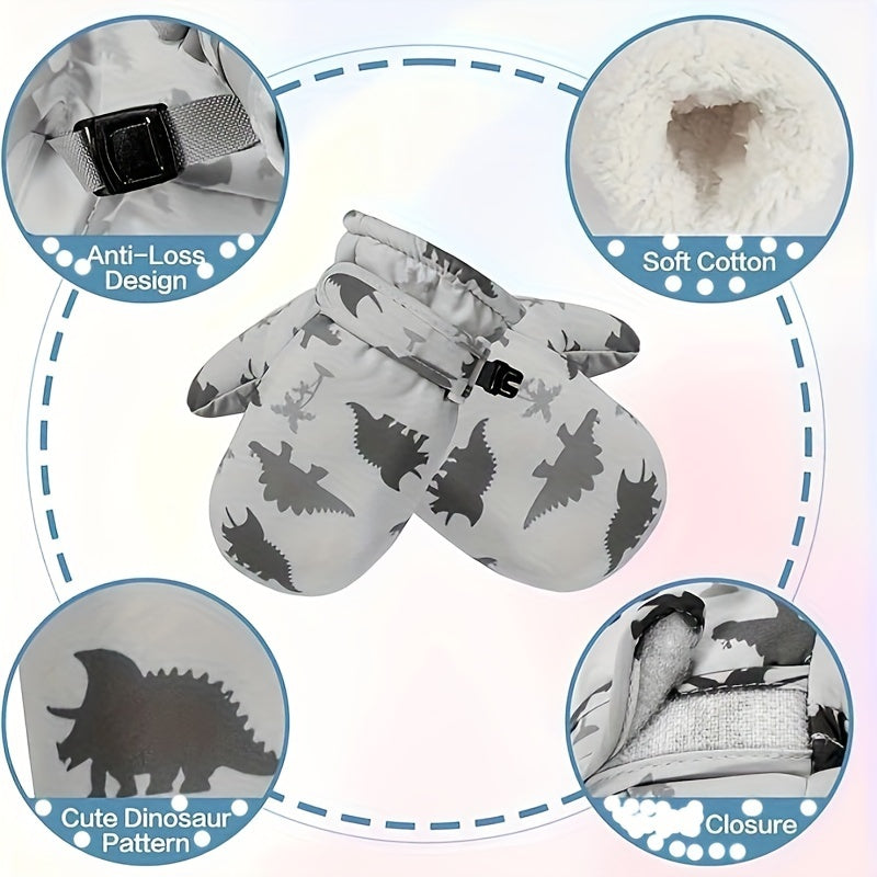 Dino Winter Gloves - For Warm Adventures in the Snow
