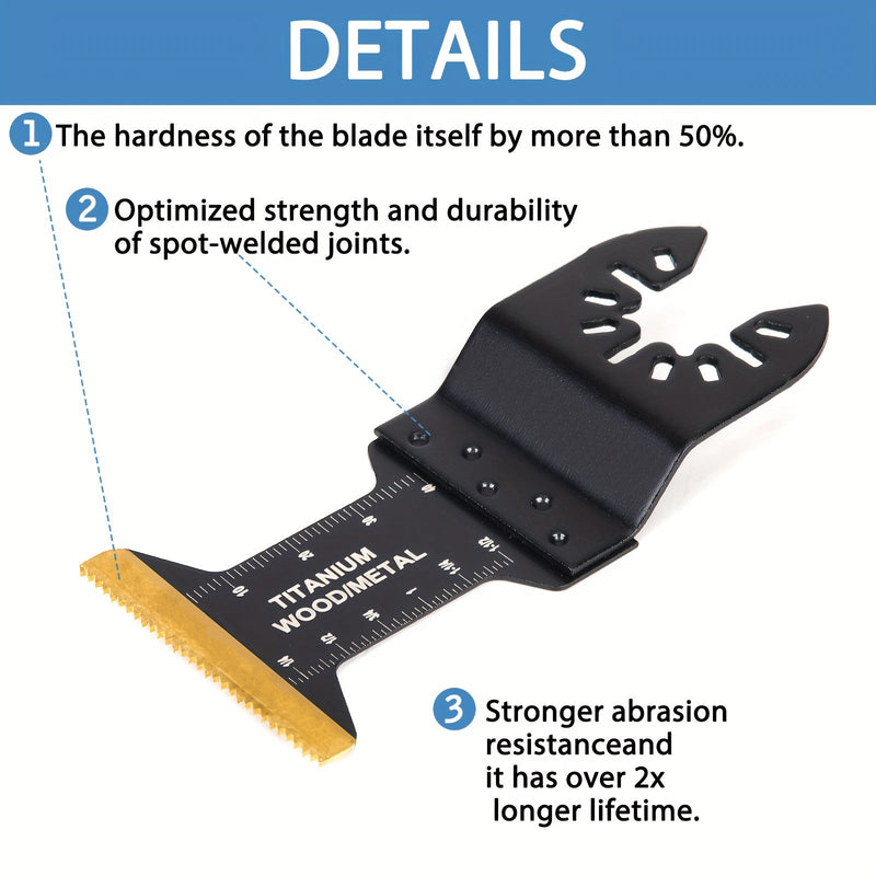 Titanium Multitool Saw Blades – Strong and Precise for Every Task