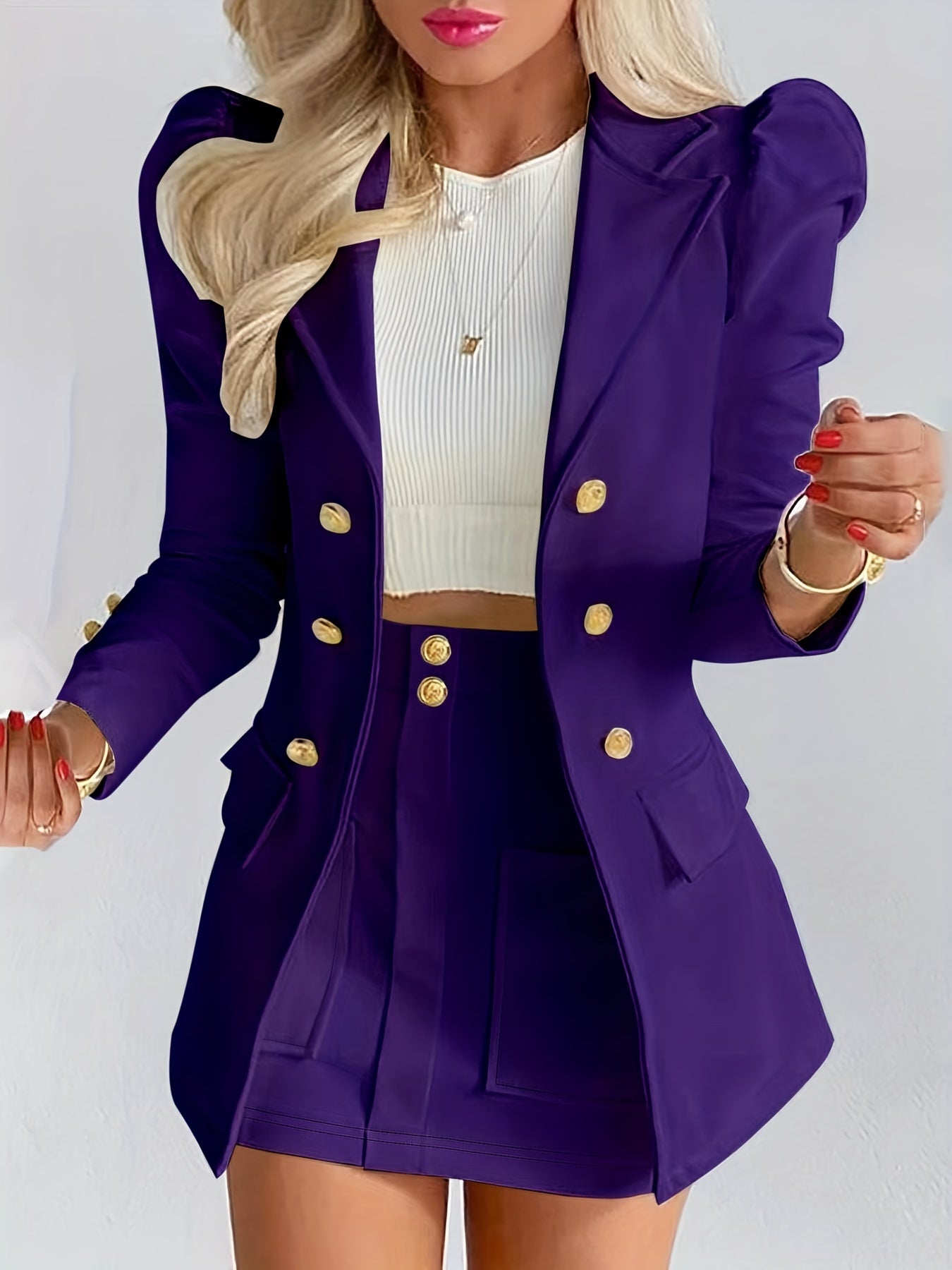 Chic Blazer Set - Elegance and Style in One