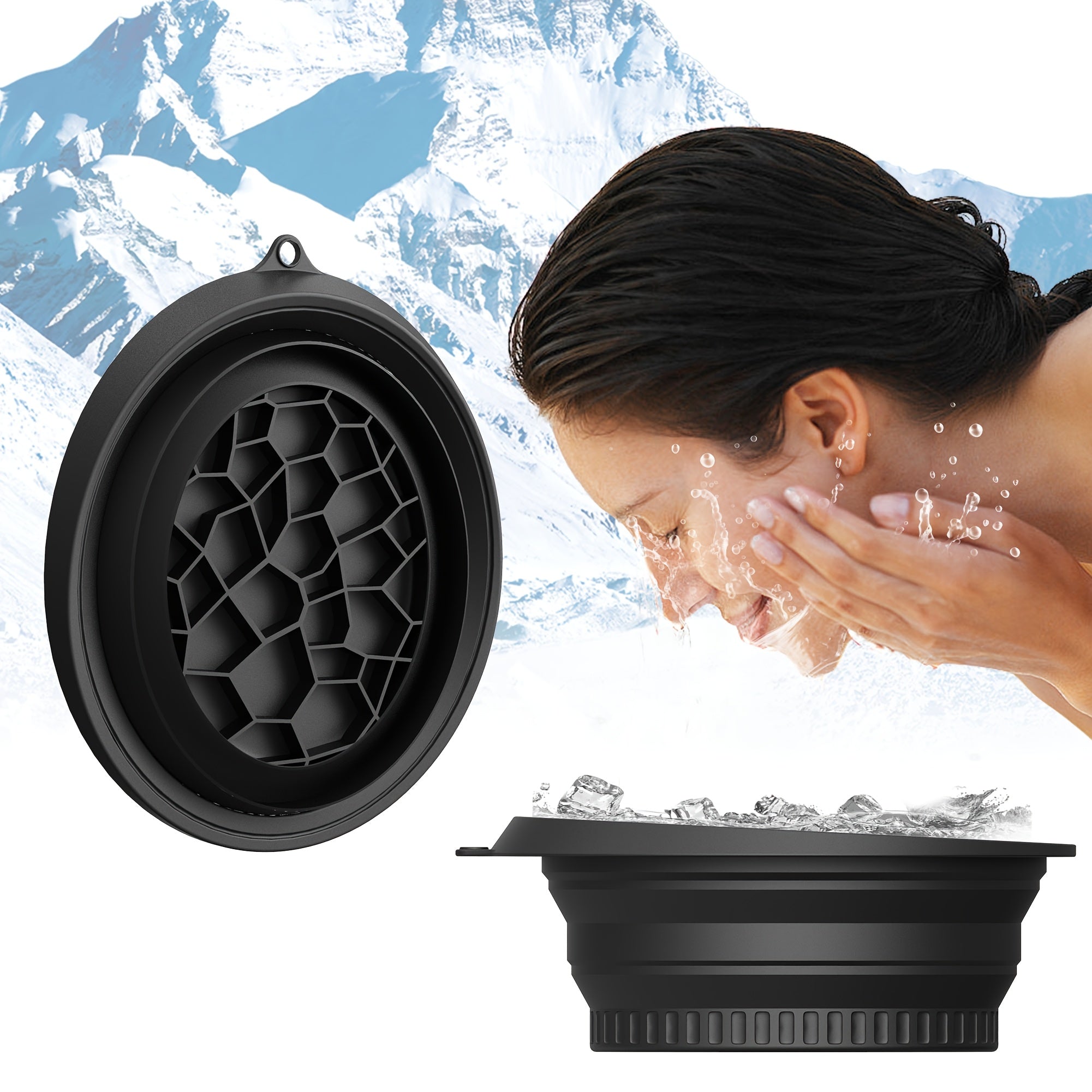 FlexiCool Silicone Ice Tray – Handy and Compact for Refreshing Soaks
