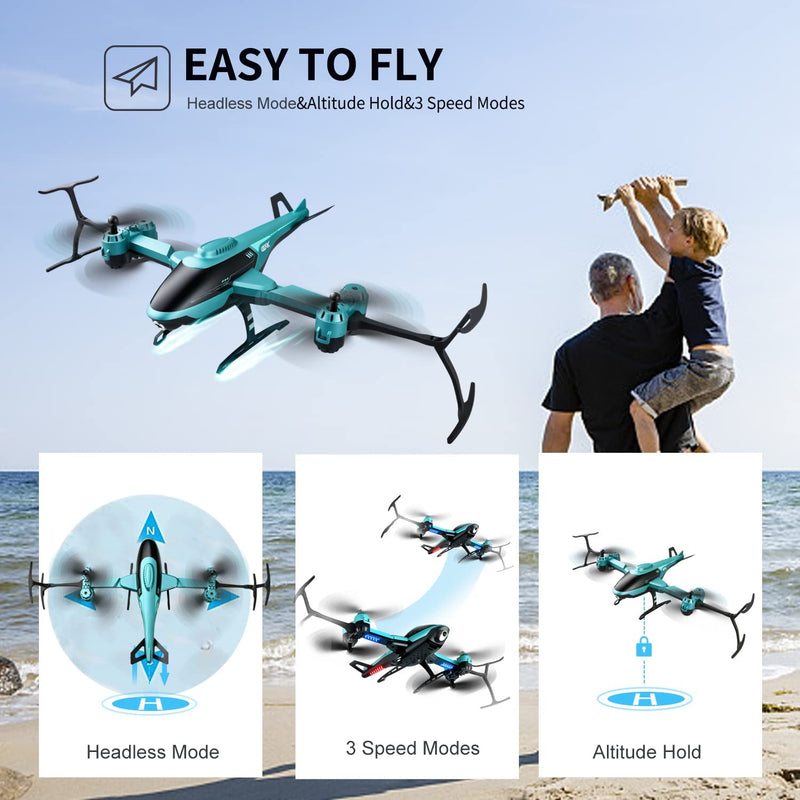 SkyExplorer 1080P Camera Drone – Smart FPV Flight Control