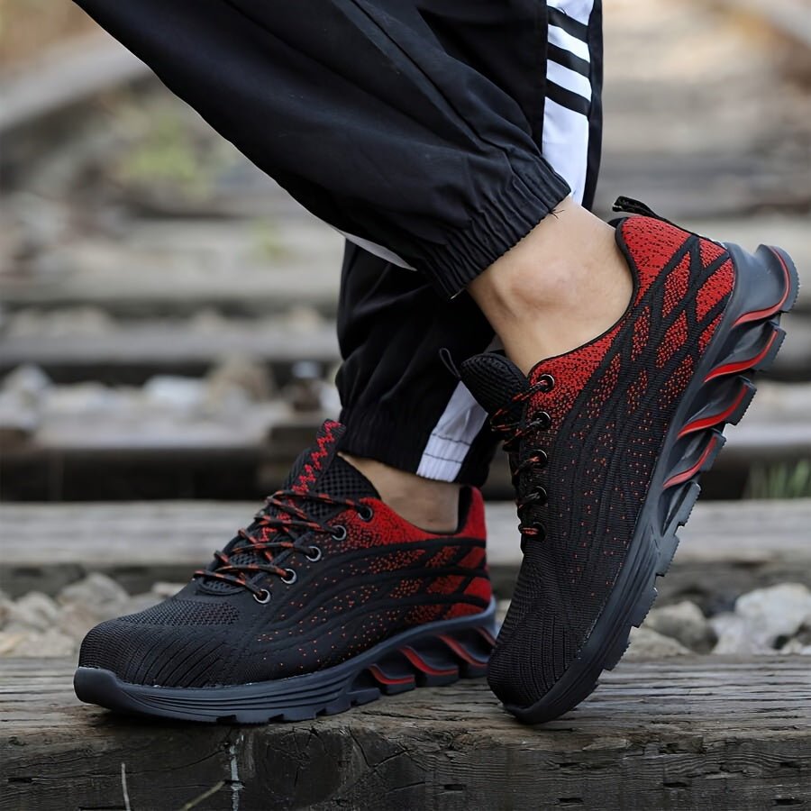 FlexGuard Men’s Work & Sport Shoes – Breathable & Anti-Slip