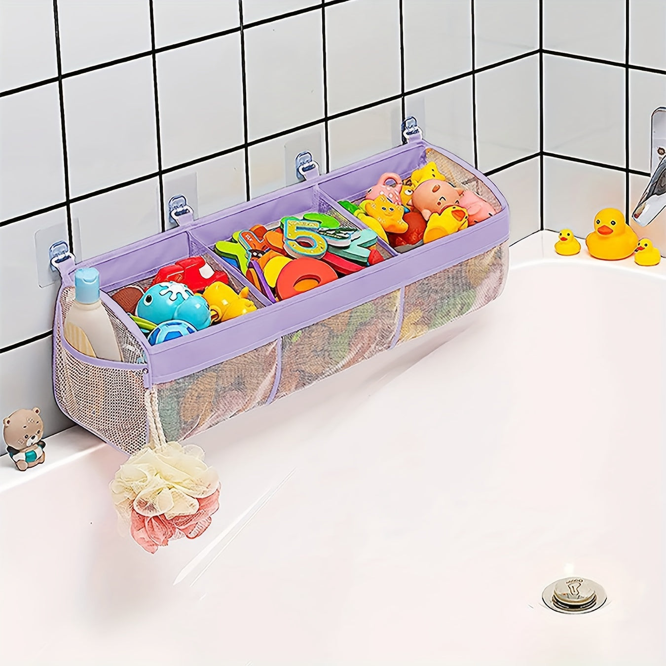 Mesh Bath Toy Organizer - Perfect for Tidiness