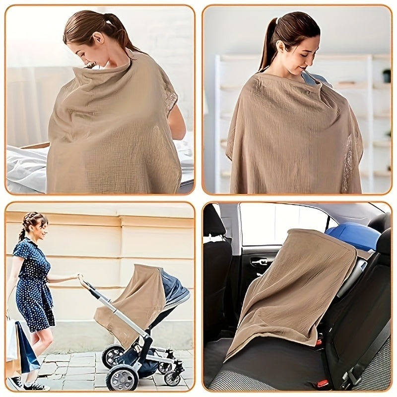 BreezeEase Outdoor Nursing Cover – Lightweight & Breathable