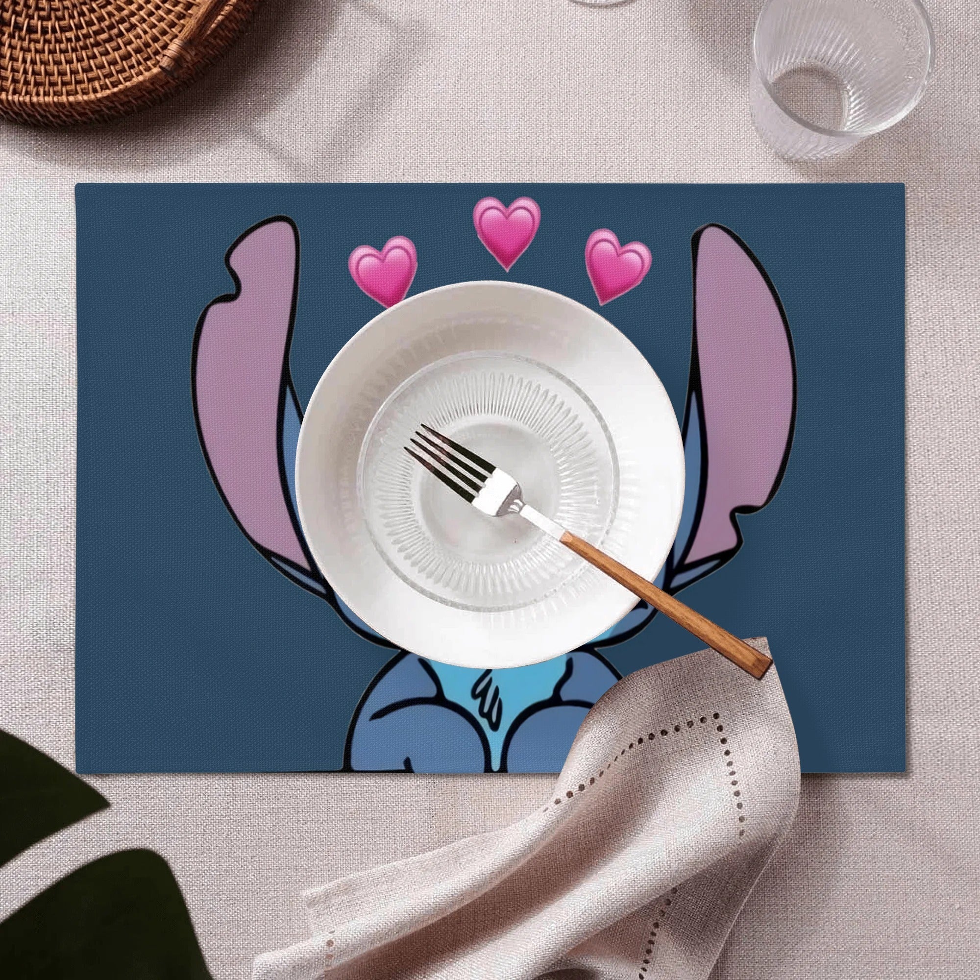 Disney Stitch Placemat – Cute Cartoon for Kitchen and Table Decoration