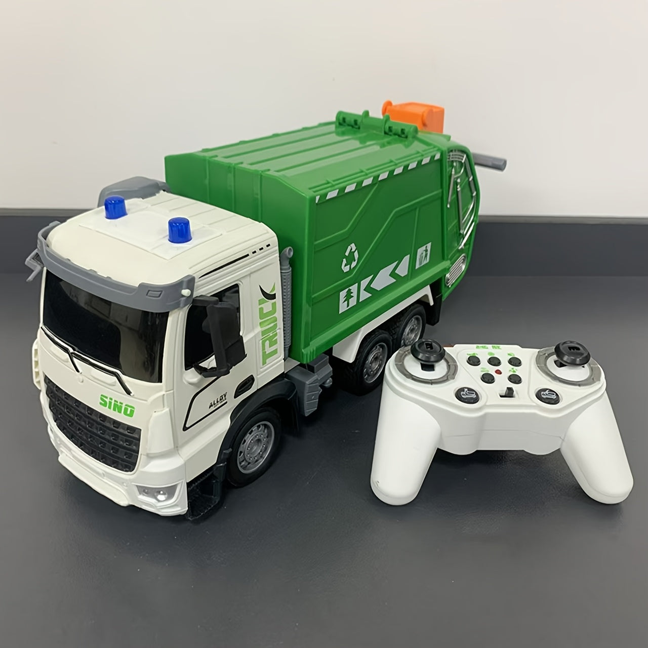 EcoTruck RC Garbage Truck - Realistic Toy Truck with Lights & Sounds
