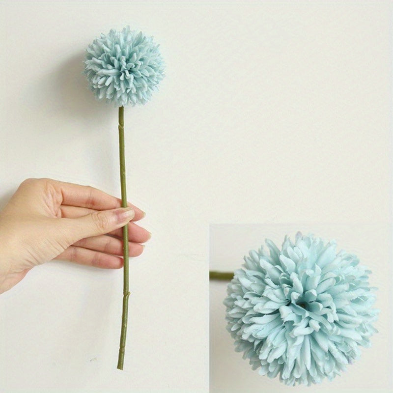 Set of 5 Artificial Chrysanthemum Flowers – Realistic Floral Arrangements for Weddings and Home Decor