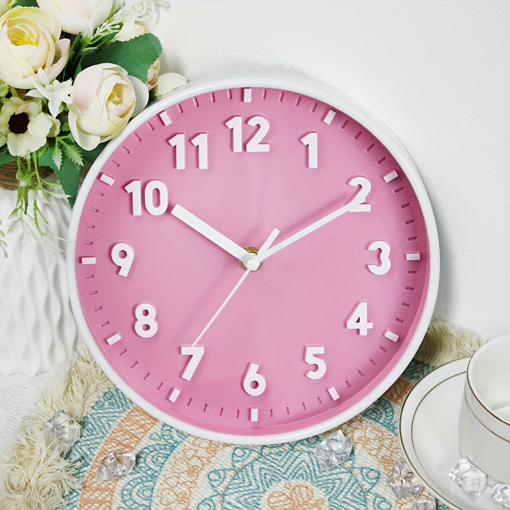 PinkTime Pink Wall Clock - Modern and Decorative for Any Room