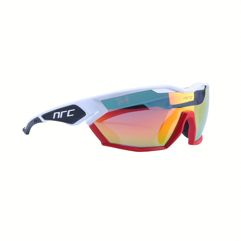 Polycarbonate Bicycle Glasses with 3 Lenses – Windproof Glasses for Cycling, Running, and Outdoor Activities