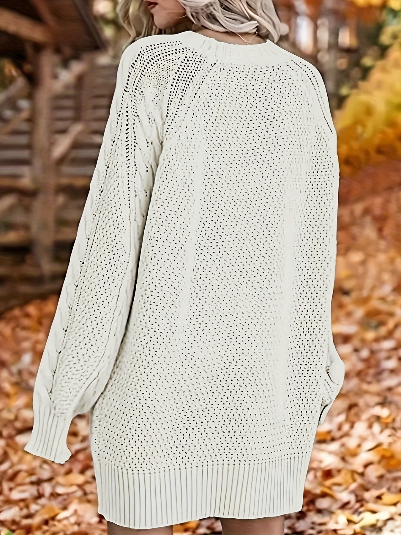 Luxe Knitted Autumn Dress - Warm, Stylish, and Comfortable