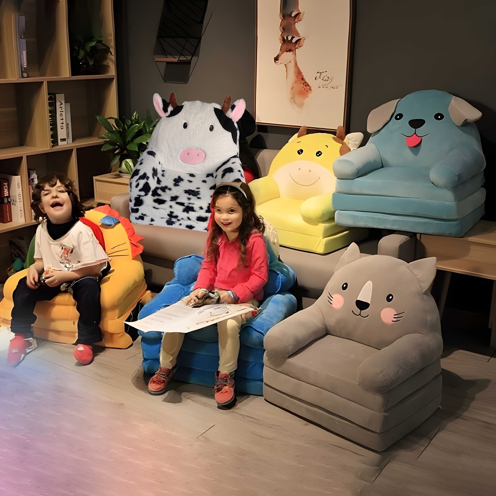 Cozy Folding Sofa for Children - For Playful Fun and Relaxation