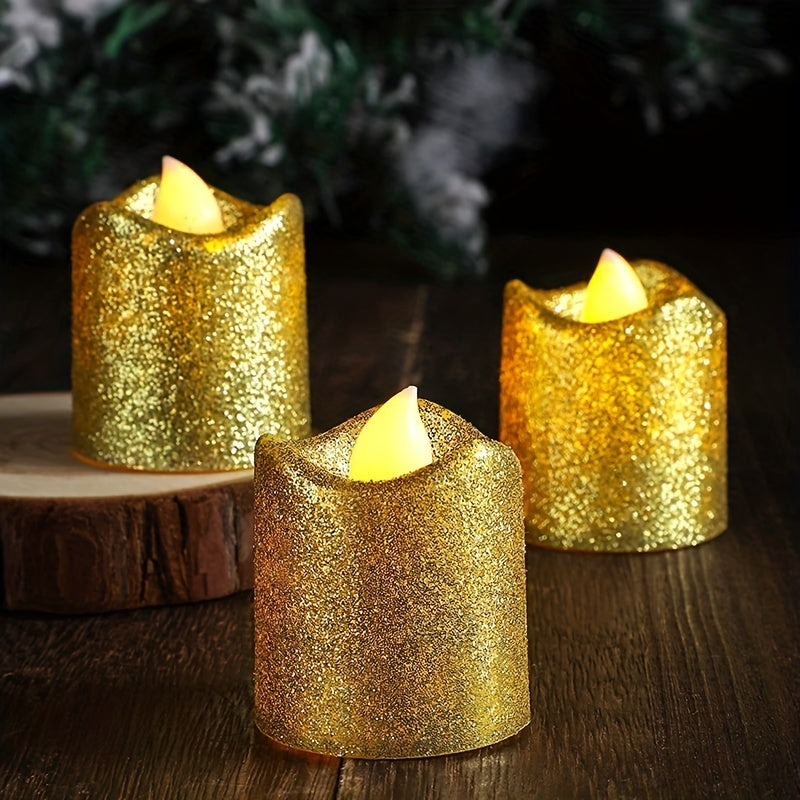 Glittering LED Candles – For a Cozy Atmosphere