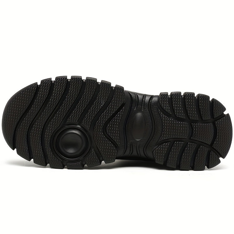 Safety Work Boots for Men with Steel Toes and Fleece – Durable and Puncture Resistant