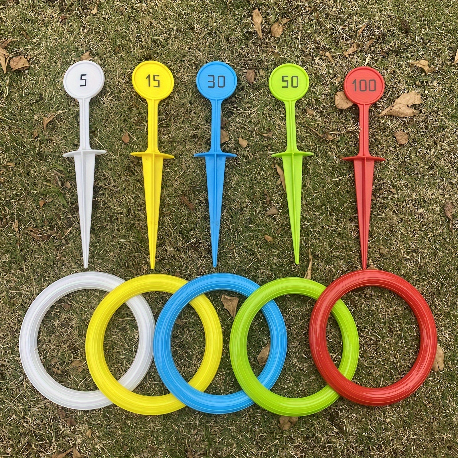 Colorful Ring Toss Set - For Fun Outdoor Activities