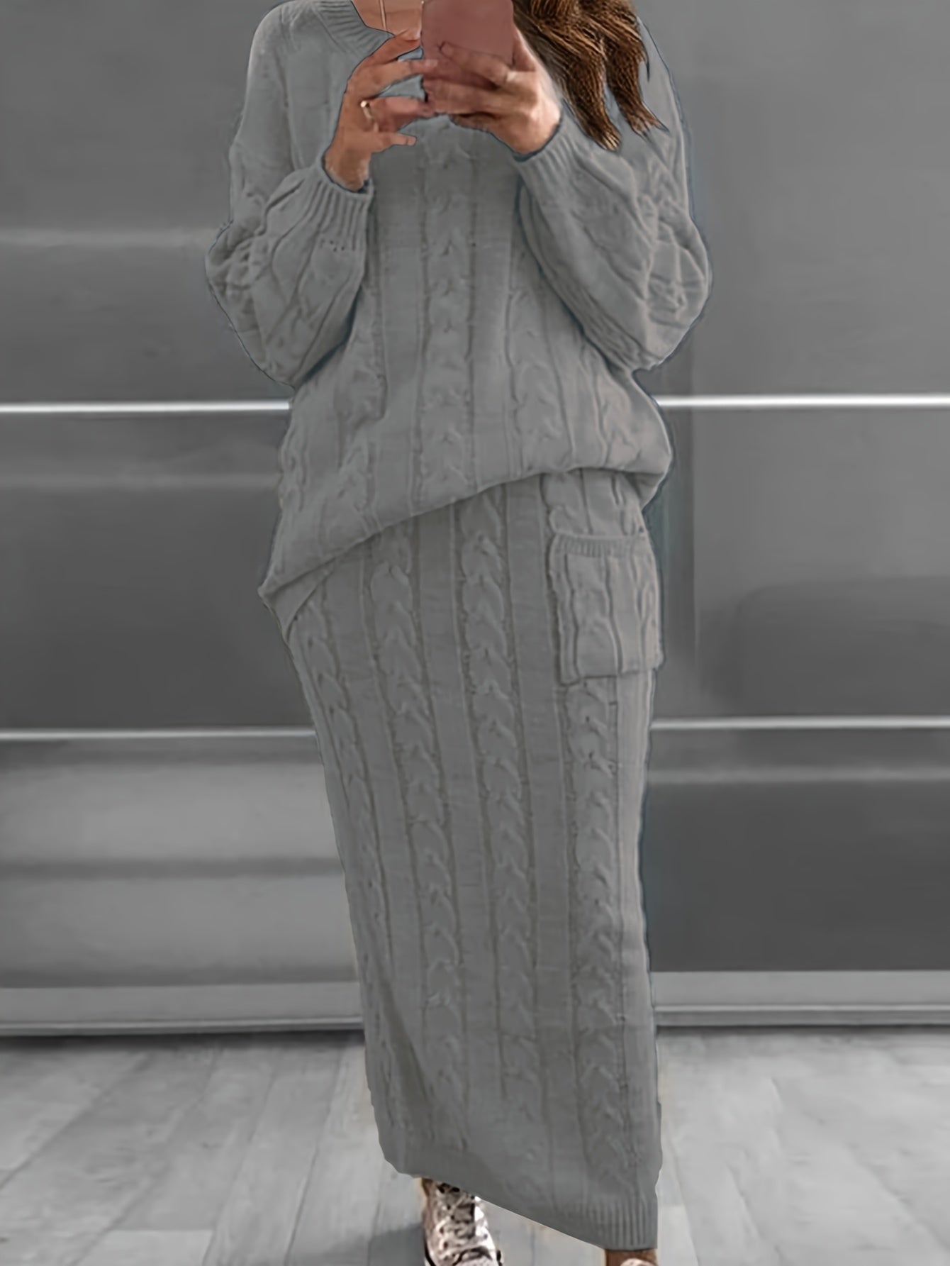 Luna Plus-Size Sweater Set - Comfortable and Stylish for Fall & Winter