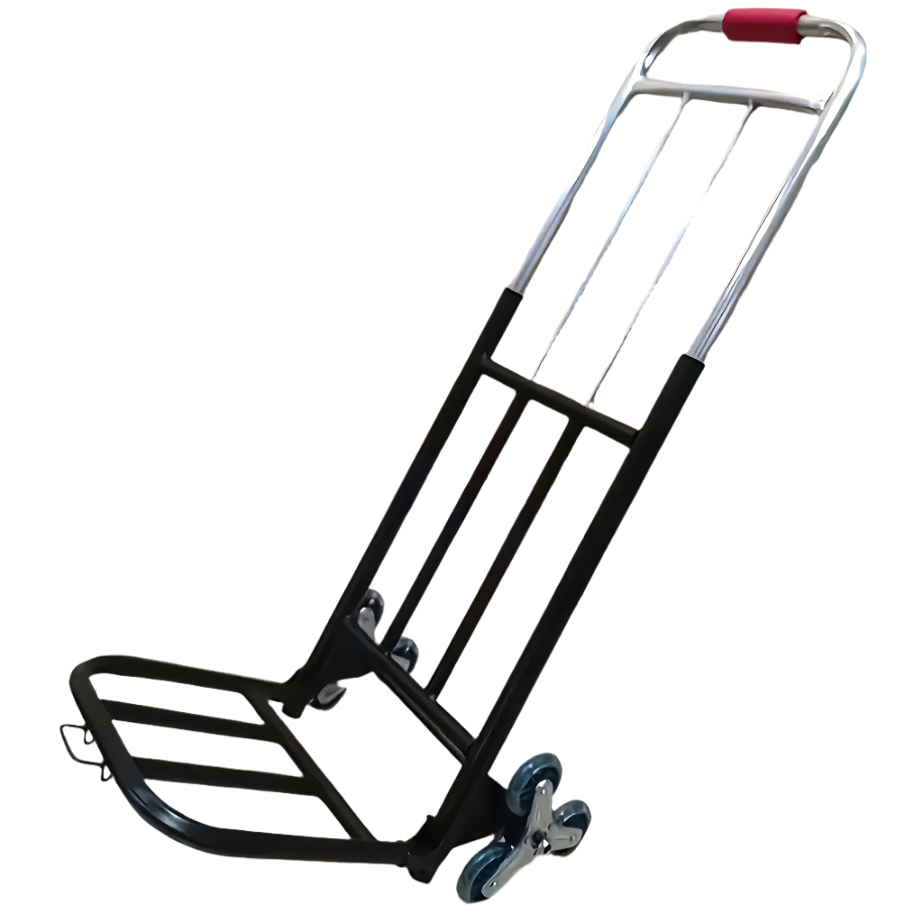 Heavy-Duty Tri-Wheel Stair Climbing Hand Truck – Portable Folding Dolly for Heavy Loads