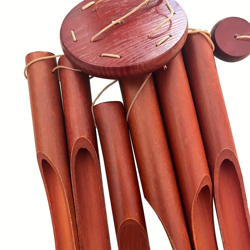 Handmade Bamboo Wind Chime – Ideal for Outdoors and Indoors with Soothing Sounds