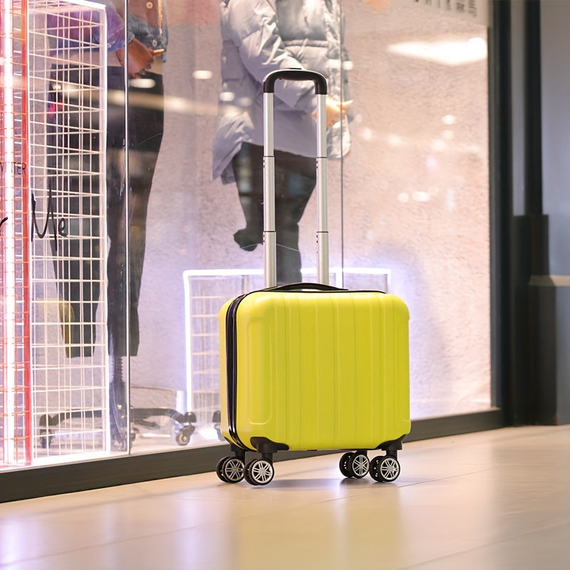 Stylish 18-Inch Suitcase – Airline Cabin Suitcase with Silent Spinner Wheels and Sturdy Construction