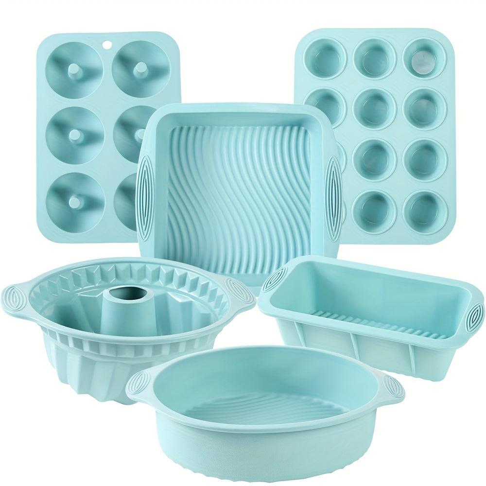 Complete Silicone Baking Mold Set – Flexible, Durable, and Easy to Use