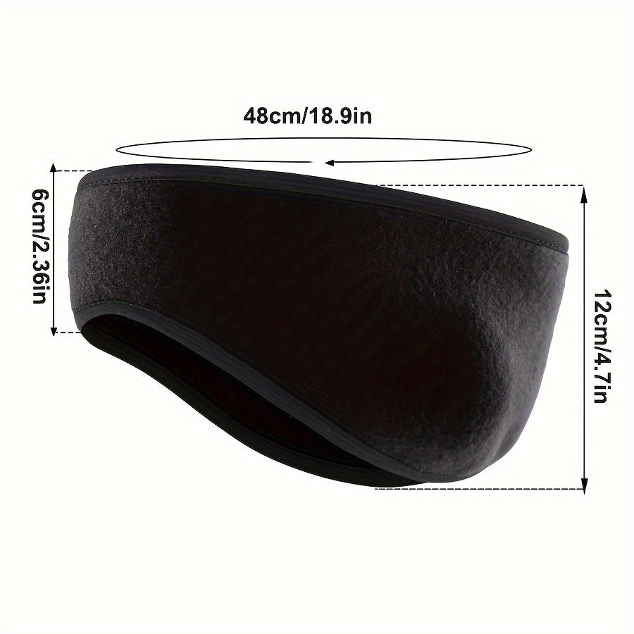 Fleece Ear Warmer Headband - Perfect for Outdoor Activities in Winter