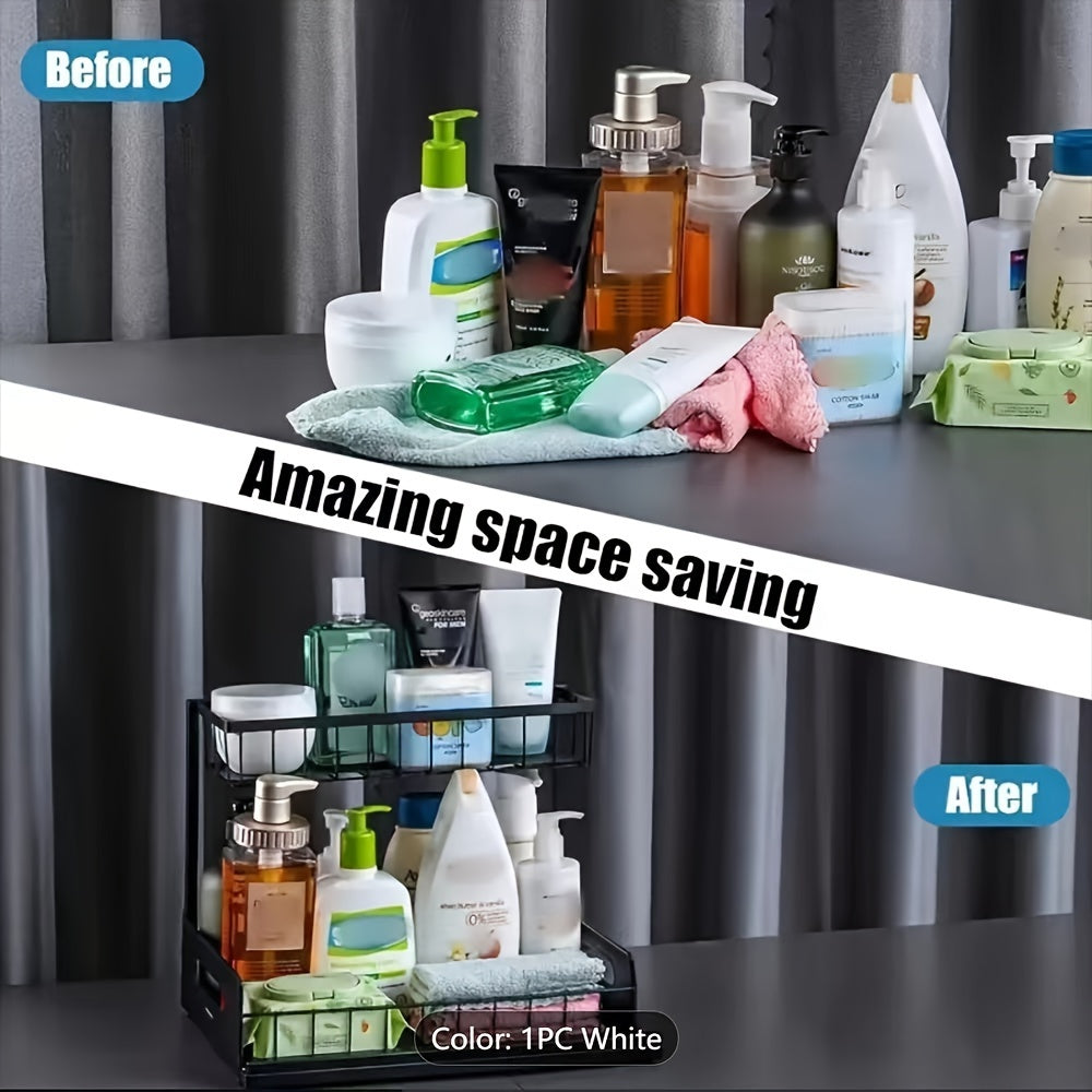 Metal Pull-Out Rack – Handy and Compact for Organising Cabinets