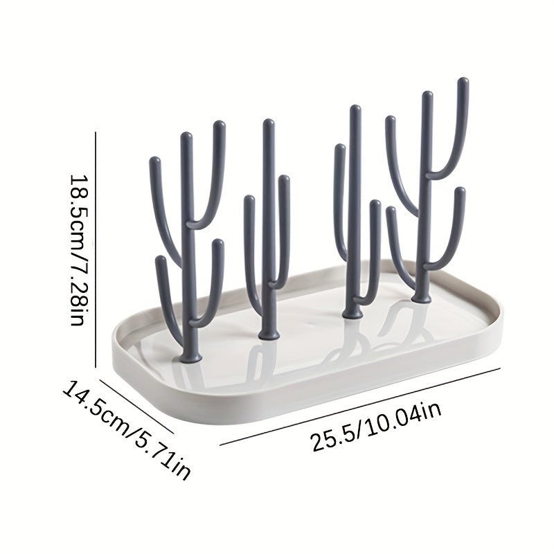 Cactus-Shaped Baby Bottle Drying Rack - Practical and Stylish for Baby Accessories