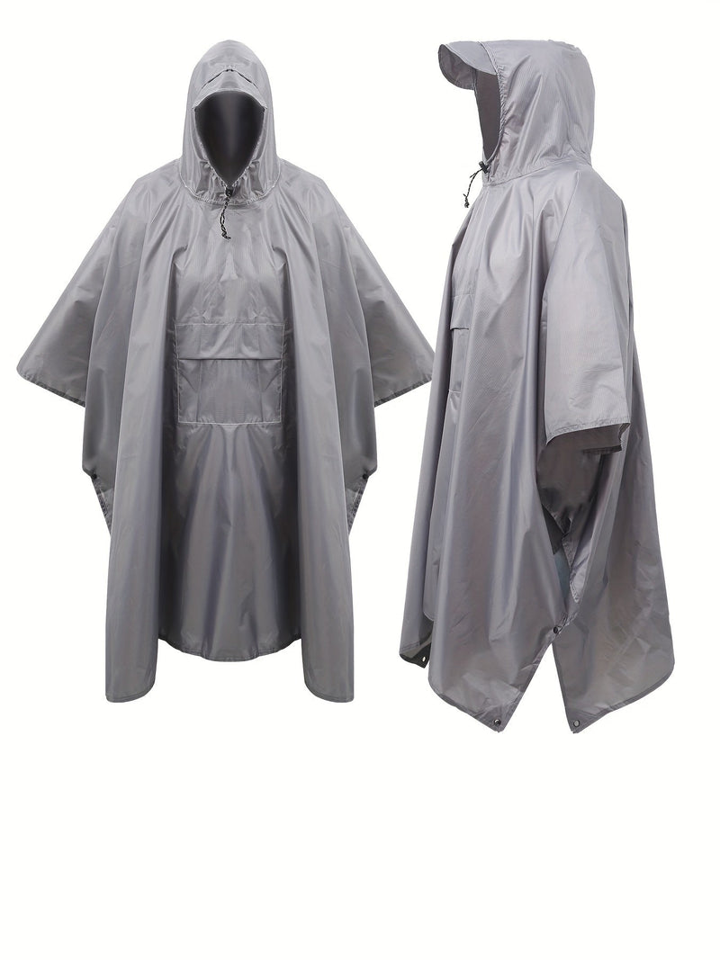 Waterproof 3-in-1 Poncho – Multifunctional and Breathable for Hiking, Camping, and Biking