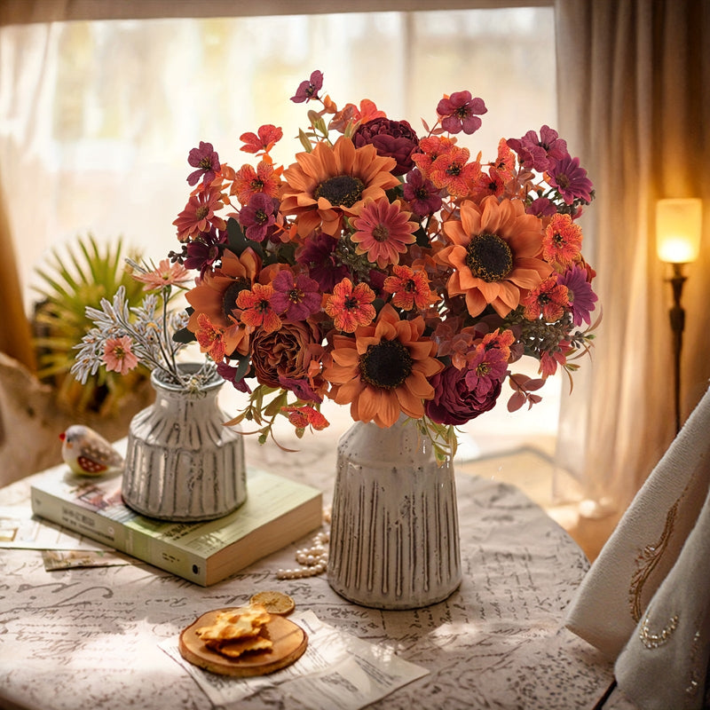 Autumn Flower Arrangement Set – Colourful and Atmospheric for Any Space